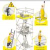 Infografía: Armado, uso y entrenamiento para estructuras de trabajo en alturas